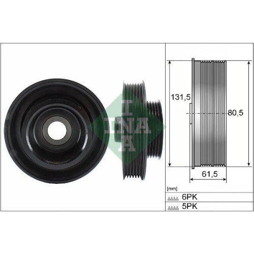Schaeffler INA Fulie curea, arbore cotit