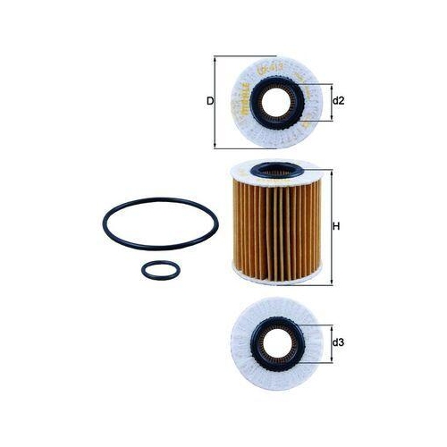 MAHLE Filtru ulei