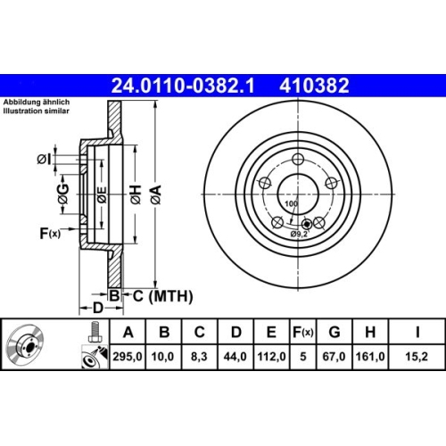 ATE Disc frana