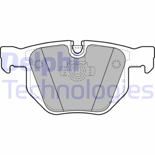 DELPHI set placute frana,frana disc