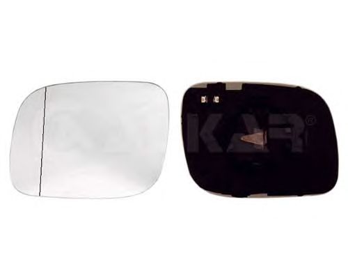 Geam oglinda, sticla oglinda Vw Touareg (7L), Alkar 6432122, parte montare : Dreapta