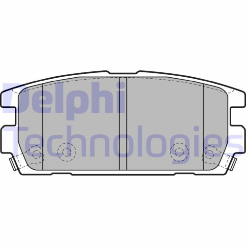 DELPHI set placute frana,frana disc