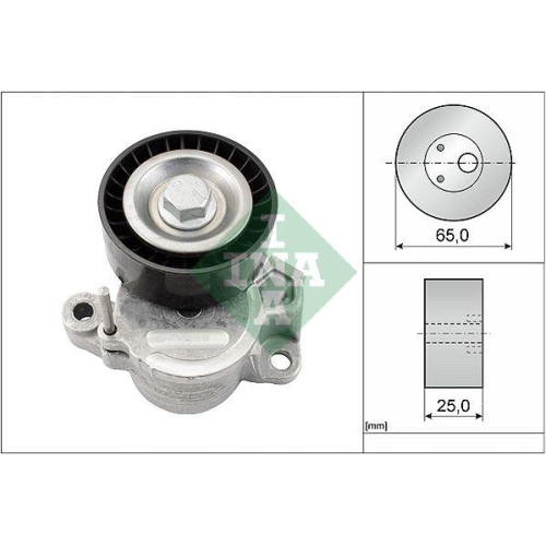 Intinzator curea Audi A1 (8x1 8xk) 05.10-09.19 ; Seat Ibiza 4 (6j5 6p1) 03.08-12.17 , Toledo 4 (Kg3) 07.12-04.19; Skoda Fabia 3 (Nj3) 08.14-06.21 , Rapid (Nh3 Nk3 Nk6) 07.12-03.22 ; Vw Polo 5 (6r1 6c1) 03.09-06.22, Polo Van (6r) 03.09-10.17, INA