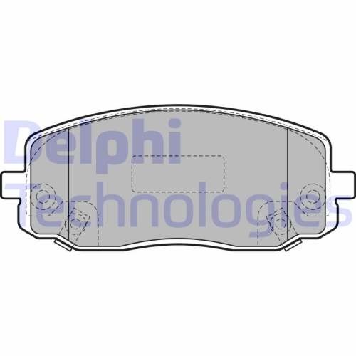 DELPHI set placute frana,frana disc