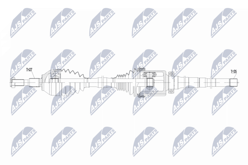 Planetara Ford Edge 2.0 T Ecoboost AWD 2015-2019; partea din fata, dreapta, cutie viteze automata; F2GZ3B436AF; NTY, aftermarket