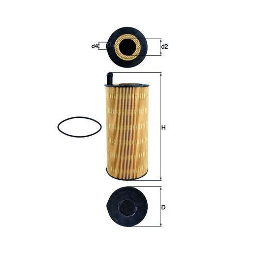 MAHLE Filtru ulei