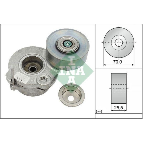 Intinzator curea Audi A8 D5 (4n2 4n8 4nc 4nl) 06.17-, Q7 (4mb 4mg) 01.15-, Q7 Van (4mb 4mg) 01.15-; Vw Amarok (2ha) 09.10-, Touareg (Cr7 Rc8) 11.17-, INA