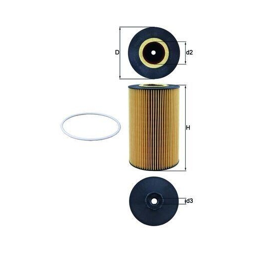 MAHLE Filtru ulei