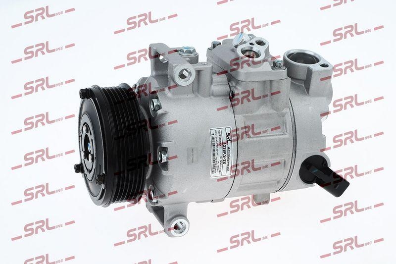 Compresor AC nou Audi A4 08-16, A5 07-, A6/A6 Allroad 04-12, Q5 08-17; Seat Exeo 08-13, motor: 1.8 TFSI, 2.0 TDI, 2.0 TFSI, tip Denso: 6SEU14C, Diam. fulie (mm) 100, SRLine, 4F0260805AA; 4F0260805AE
