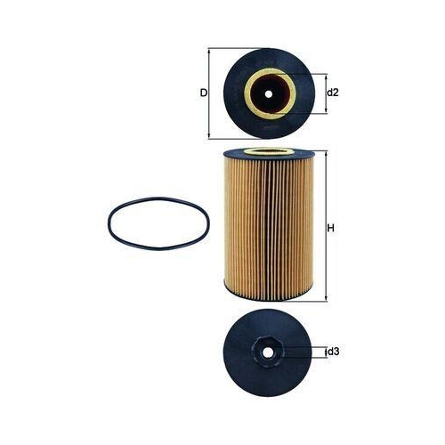 MAHLE Filtru ulei