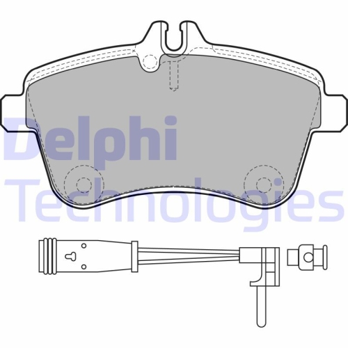 DELPHI set placute frana,frana disc