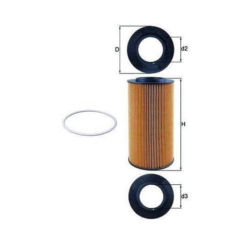 MAHLE Filtru ulei
