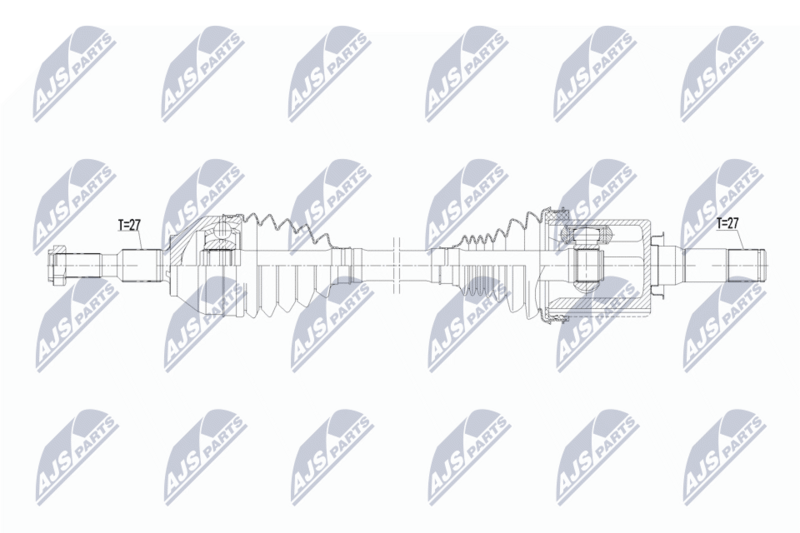 Planetara Ford Edge 2.7 T 2WD, AWD, 3.5 AWD 2015-2018; Lincoln Mkx 2.7 T 2WD, AWD, 3.5 AWD 2016-2018; partea din fata, stanga, cutie viteze automata; F2GZ3B437F; NTY, aftermarket