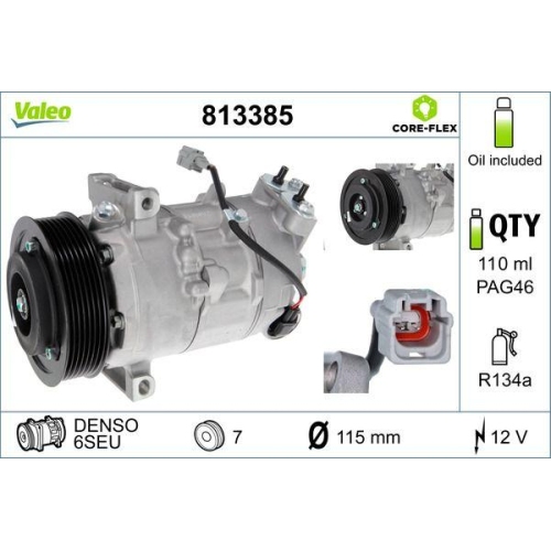 VALEO Compresor, climatizare VALEO CORE-FLEX