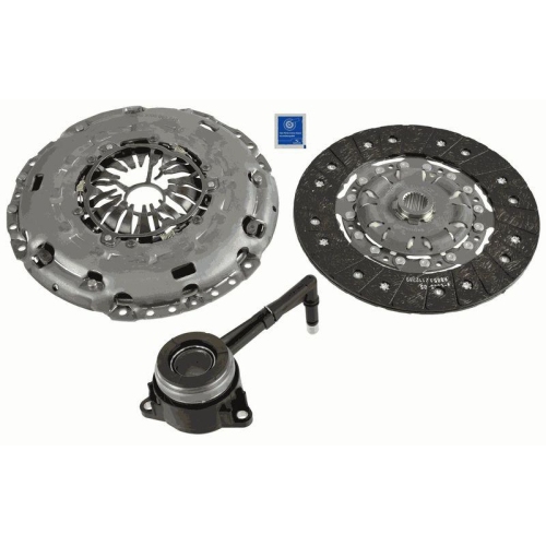 Kit ambreiaj Audi A3 (8p1), A3 (8v1, A3 Cabriolet (8p7), A3 Cabriolet (8v7, A3 Sedan (8vs, A3 Sportback (8pa), A3 Sportback (8va, Q2 (Gab, Q3 (8ub, Q3 (F3b), Q3 Sportback (F3n), Tt (8j3), Tt Roadster (8j9); Seat Alhambra (710, Alhambra Van (711), Altea (5