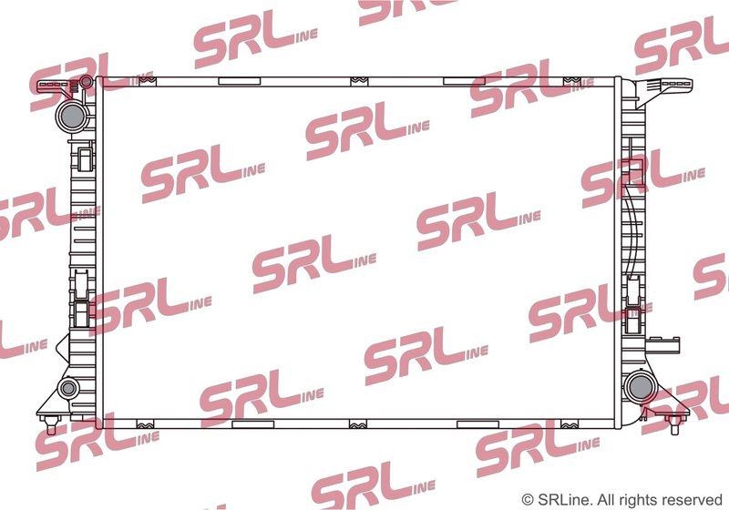 Radiator Audi A4 08-16, A5 07-, A6 10-, A7 10-, motor: 2.7 TDI, 3.0 TDI, 3.0 V6k TFSI, intrare/iesire conectare rapida, 720x475x26, SRLine, Aluminiu/ Plastic brazat, 4G0121251B; 8K0121251H