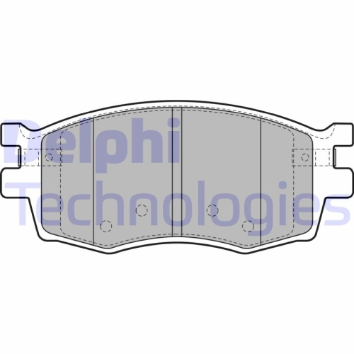 DELPHI set placute frana,frana disc