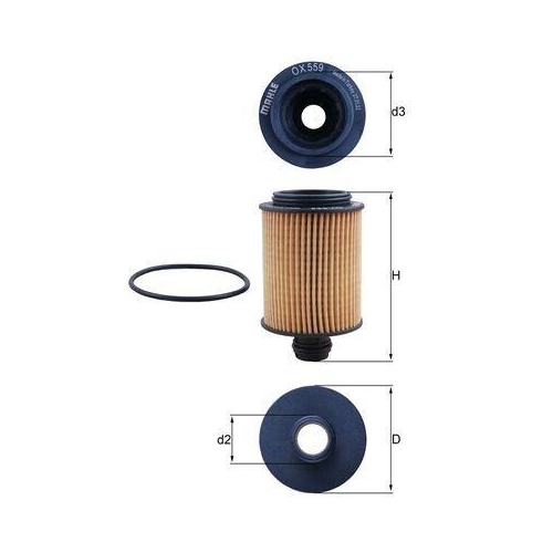 MAHLE Filtru ulei