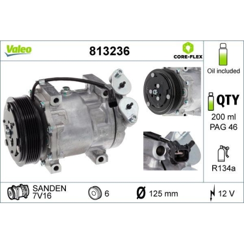 VALEO Compresor, climatizare VALEO CORE-FLEX
