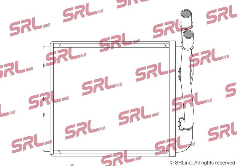 Radiator incalzire habitaclu Cadillac Escalade 02-06, Escalade 06-14; Chevrolet Suburban 07-14, Tahoe 05-14; Hummer H2 02-09, motor: 5.3 V8, 6.0 V8, 208x180x26, SRLine, miez si rezervor din aluminiu brazat, 52473322; 89018297