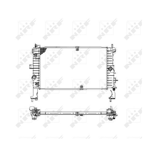 Radiator racire motor Nrf 53475