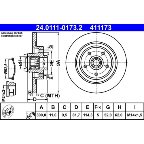 ATE Disc frana