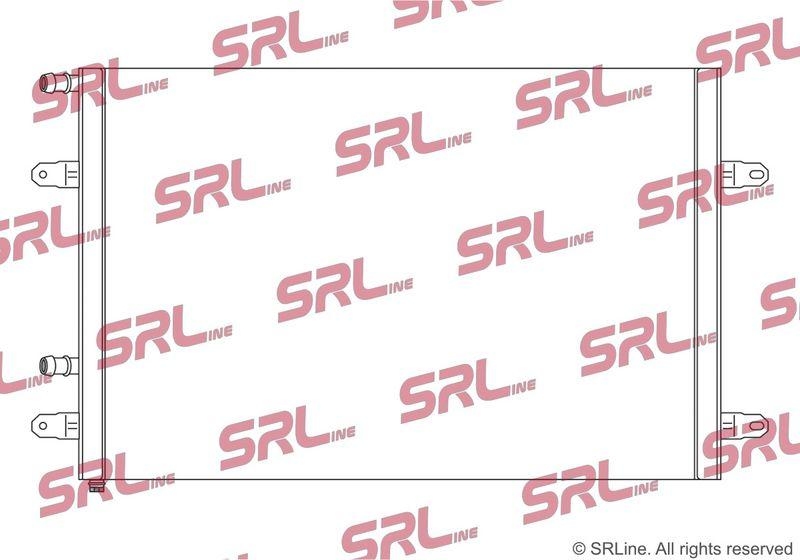 Radiator Audi A6/A6 Allroad 04-12, motor: 3.0 V6k TFSI, radiator temperatura joasa, 615x428x16, SRLine, miez si rezervor din aluminiu brazat, 4F0145804K