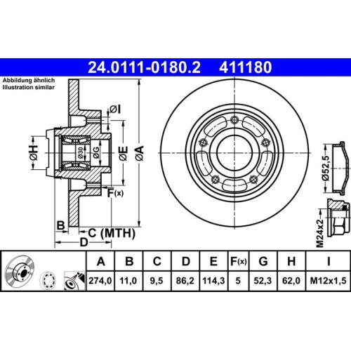 ATE Disc frana