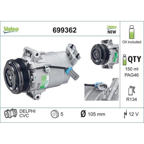 VALEO Compresor, climatizare VALEO CORE-FLEX