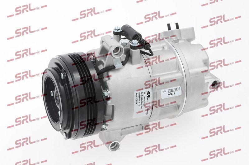 Compresor AC nou BMW Seria 3 E46 98-06, X3 E83 04-11, Z4 E85/86 03-09, motor: 2.0 d, tip Calsonic: CSV613C; Cabrio, Diam. fulie (mm) 110, SRLine, 64526905643; 64526918752