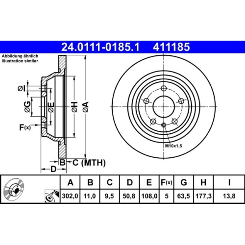 ATE Disc frana