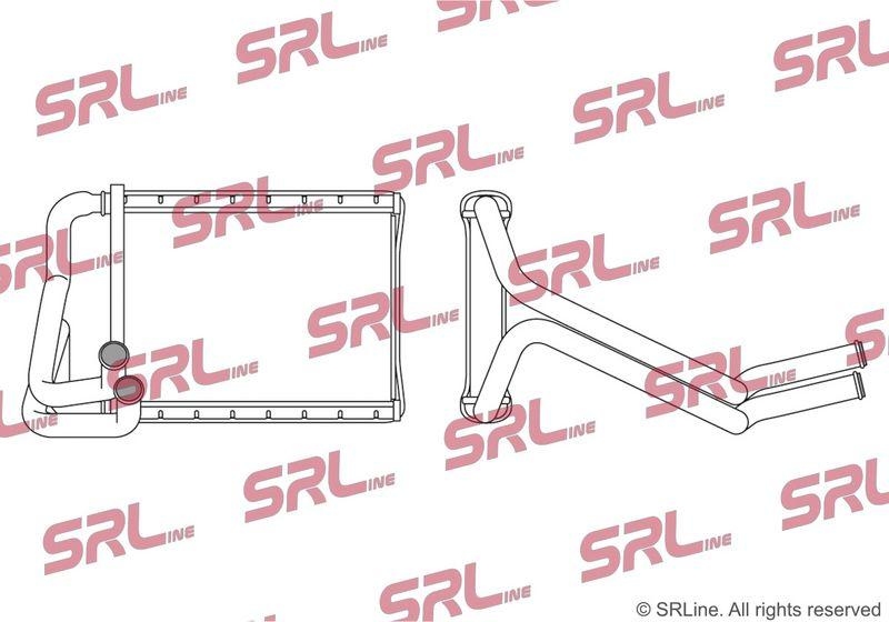 Radiator incalzire habitaclu Hyundai Tucson (Tl) 15-; Kia Sportage 15-, motor: 1.6, 1.6 CRDI, 1.6 T-GDI, 1.7 CRDI, 2.0, 2.0 CRDI, 2.4, 216x156x26, SRLine, miez si rezervor din aluminiu brazat, 97138D7000