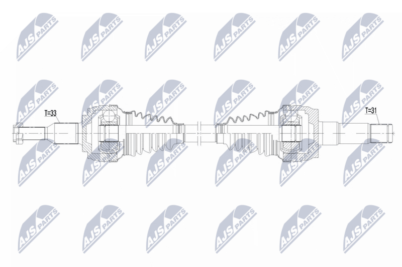 Planetara Ford Explorer 2.3 T Ecoboost, 3.0 T Ecoboost 2020-; partea din spate, stanga, cutie viteze automata; L1MZ4K139C; NTY, aftermarket