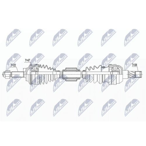 Planetara Chevrolet Aveo, Daewoo Kalos 1.4, 1.4i 16v 2003-, Dreapta, CV Manuala, 96348791