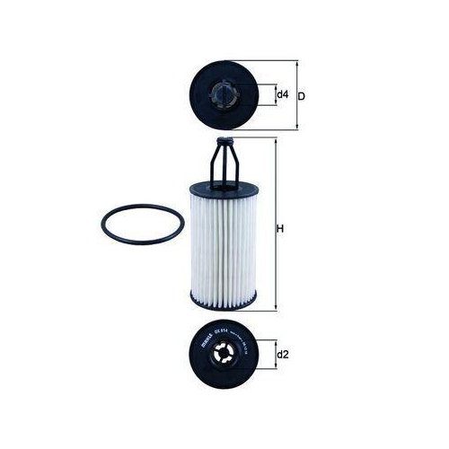 MAHLE Filtru ulei