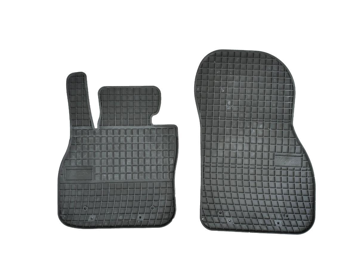 Covorase fata auto din cauciuc pentru Mini Clubman 1 2007-2014, presuri RapidAuto, Negru