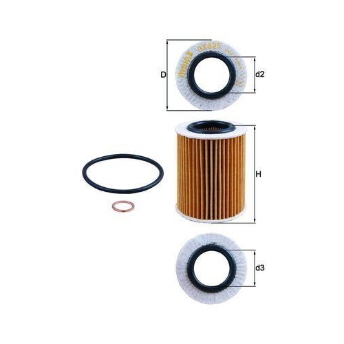 MAHLE Filtru ulei
