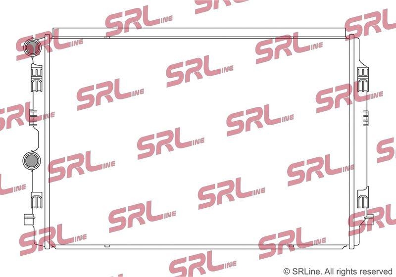 Radiator Audi A1 (Gb) 18-; Seat Arona 17-, Ibiza 17-; Skoda Fabia 21-, Kamiq 19-, Scala 19-; Vw Polo 17-, Taigo 21-, T-Cross 19-, motor: 1.0 TFSI, 1.5 TFSI, intrare/iesire conectare rapida, 650x439x16, SRLine, Aluminiu/ Plastic brazat, 2Q0121253M