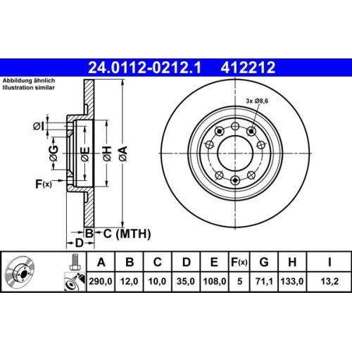 ATE Disc frana