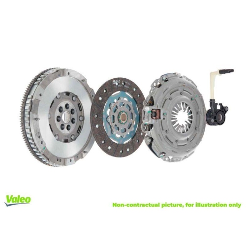 Kit ambreiaj Alfa Romeo Giulietta (940), Fiat Bravo 2 (198), Doblo (263); Lancia Delta 3 (844), 1.6 JTDM, 1.6 D Multijet, cu placa presiune; rulment de presiune; fara sezor; cu volanta; cu disc ambreiaj; cu kit suruburi, VALEO