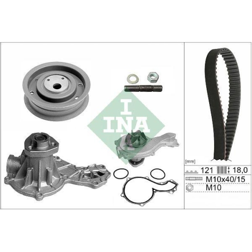 Kit distributie + Pompa apa Audi 100 C2 Avant (435, 100 C2 Sedan (431, 100 C3 Avant (445, 100 C3 Sedan (443, 80 B2 Sedan (811, 80 B3 Sedan (893, 80 B4 Avant (8c5), 80 B5 Avant (8d5), Coupe B2 (81, Coupe B3 (89; Seat Cordoba (6k1, Cordoba Vario (6k5), Ibiz