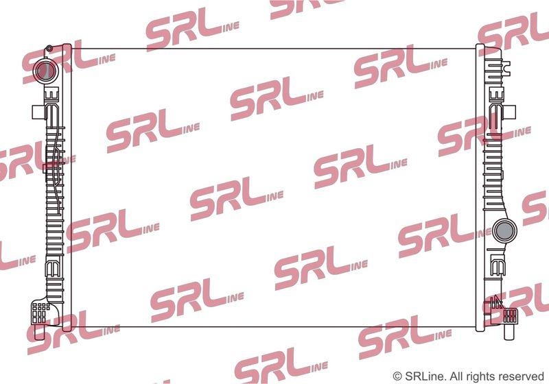 Radiator Audi A3 12-, Q3 (F3) 18-, Tt 14-, motor: 2.5 TFSI, intrare/iesire conectare rapida, 650x438x32, SRLine, Aluminiu/ Plastic brazat, 8V0121251B; 8V0121521A