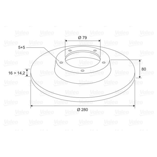 VALEO Disc frana