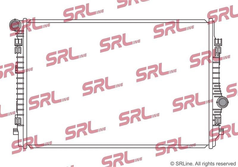 Radiator Audi A3 Q2 Q3 Tt; Seat Ateca Leon Tarraco; Skoda Karoq Kodiaq Octavia Superb; Vw Arteon Golf Passat Tiguan Touran, motor: 2.0 TDI, tip Valeo, brazat, 5Q0121251CN; 5Q0121251EN