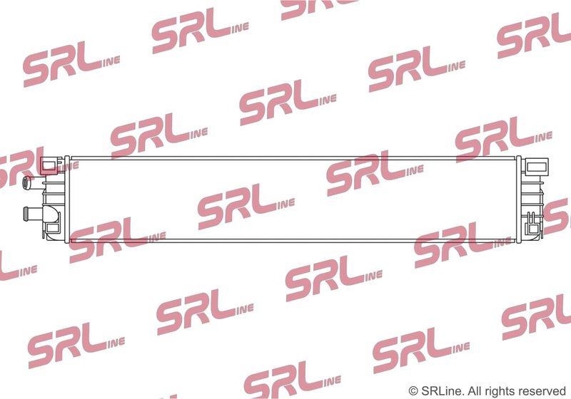 Radiator Audi A4 15-, motor: 1.4 TFSI, 2.0 TDI, radiator temperatura joasa, 720x131x54, SRLine, Aluminiu/ Plastic brazat, 8W0145804A