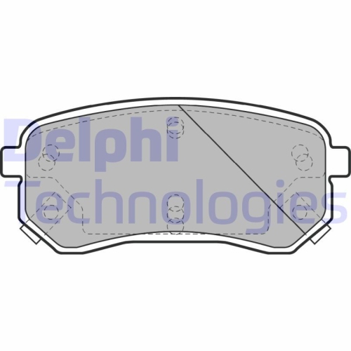 DELPHI set placute frana,frana disc