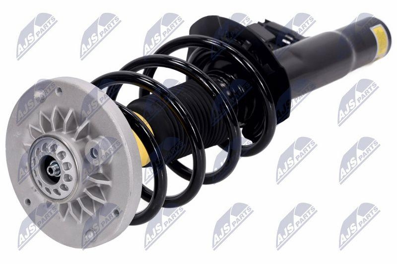 Amortizor BMW X3 (F25) 2010-, X4 (F26) 2013-; axa fata, stanga, complet, cu EDC; 37116797025; NTY, aftermarket