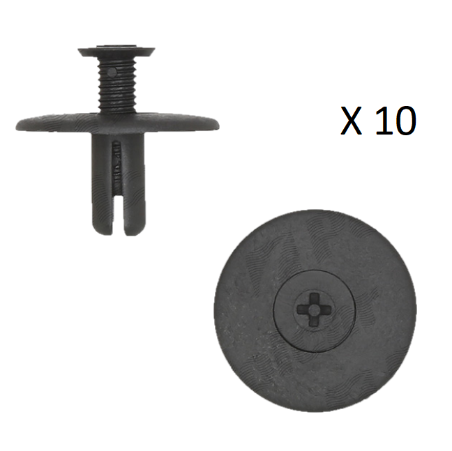 10 buc. Nit plastic Peugeot 4007, Mazda 3 2003-2009; 5 2005-2010; Citroen C-Crosser Mitsubishi Outlander, 2007-2012, KIA Ceed 2012-2018 clipsuri scut motor