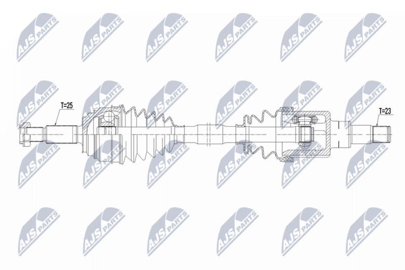 Planetara Ford Fiesta 1.1 2017-; partea dreapta, cutie viteze manuala; H1B53B436BC; NTY, aftermarket
