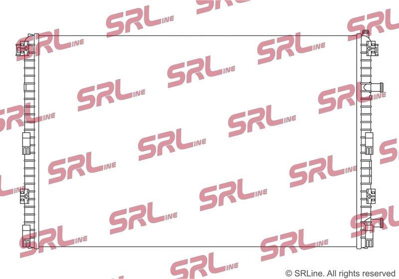Radiator Audi A6 (C8) 18-, A7 (4k) 18-, Q7 15-; Vw Touareg 18-, motor: 2.0 TDI, 2.9 V6 T, 3.0 V6 TFSI, radiator temperatura joasa; MHEV, 720x480x26, SRLine, Aluminiu/ Plastic brazat, 4M0145804AA; 4M0145804T